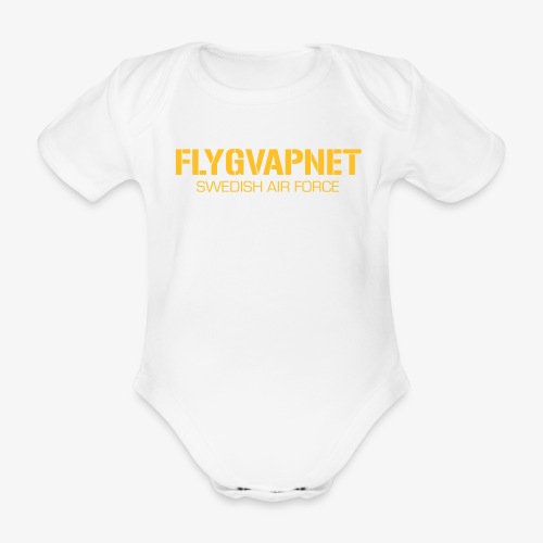FLYGVAPNET - SWEDISH AIR FORCE - Ekologisk kortärmad babybody