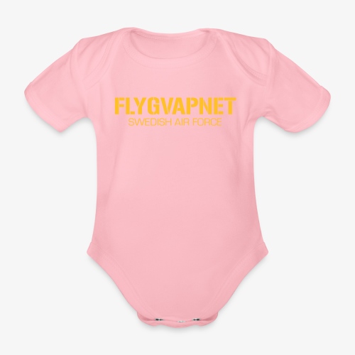 FLYGVAPNET - SWEDISH AIR FORCE - Ekologisk kortärmad babybody