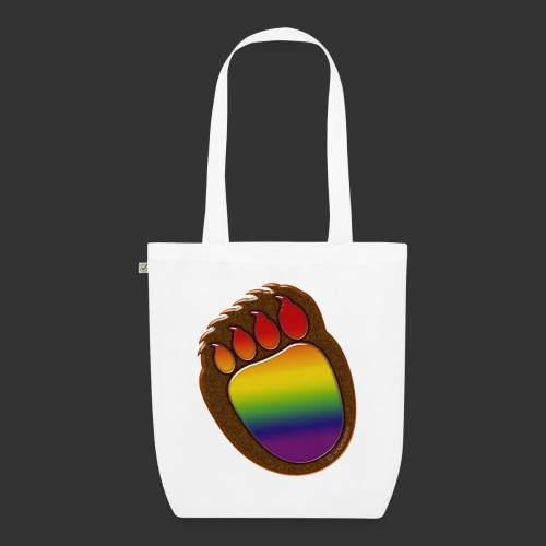 Bear paw with rainbow - EarthPositive Tote Bag