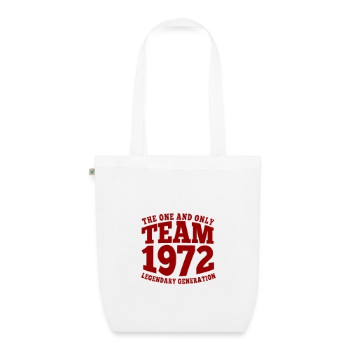 Team/Jahrgang 1972, 50. Geburtstag, Generation - Bio-Stoffbeutel