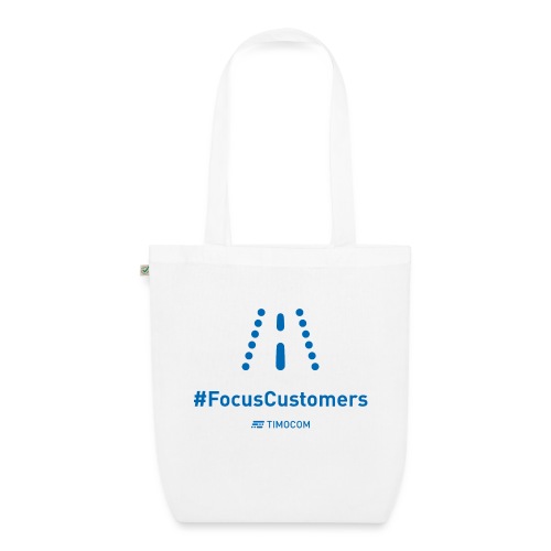 FocusCustomers blue - Ekologiczna torba materiałowa