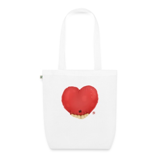 Miłość serce - Ekologiczna torba materiałowa