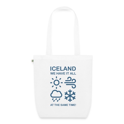 HUH! Iceland / Weather (Full Donation) - Bio-Stoffbeutel