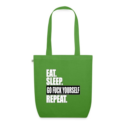 eat sleep ... repeat - Bio-Stoffbeutel