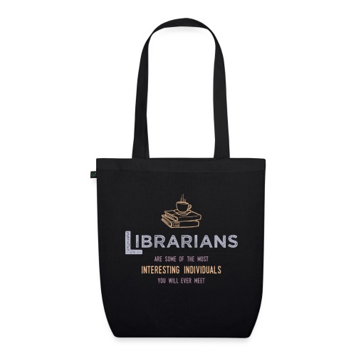 0336 Śmieszne powiedzenie bibliotekarza i bibliotekarza - Ekologiczna torba materiałowa