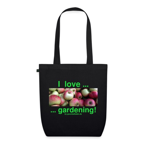 Äpfel - I love gardening! - Bio-Stoffbeutel