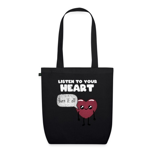 Listen to your heart - EarthPositive Tote Bag