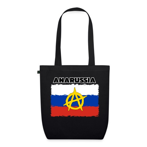 Anarussia Russia Flag Anarchy - Bio-Stoffbeutel