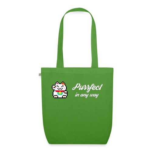Purrfect in any way (White) - EarthPositive Tote Bag