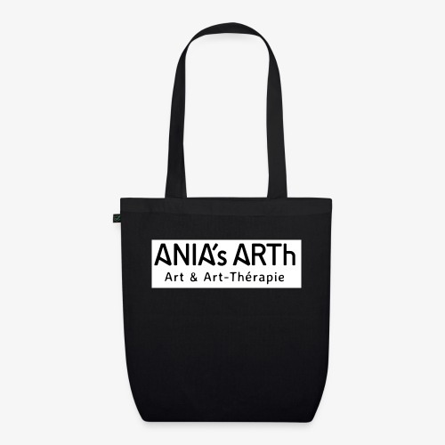 ANIA's ARTh Logo auf Weiss - Bio-Stoffbeutel