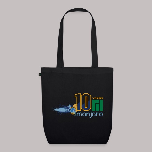 Manjaro 10 years splash colors - EarthPositive Tote Bag