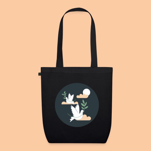 Peace Doves with Olive Branch - EarthPositive Tote Bag