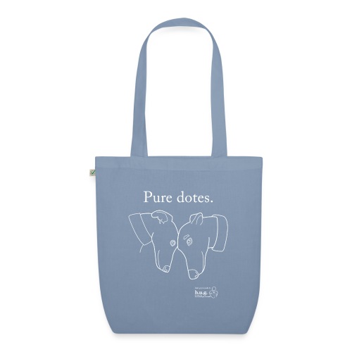 Greyhounds are Pure Dotes - EarthPositive Tote Bag
