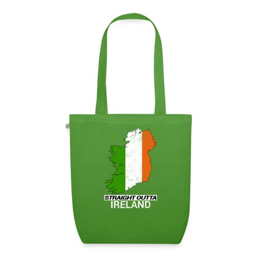 Straight Outta Ireland (Eire) country map flag - EarthPositive Tote Bag