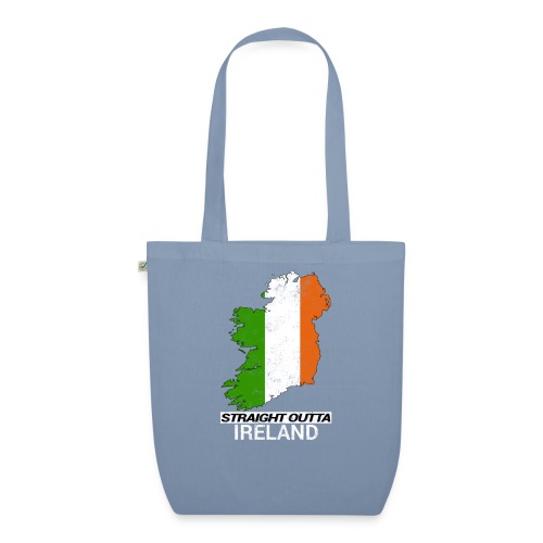 Straight Outta Ireland (Eire) country map flag - EarthPositive Tote Bag