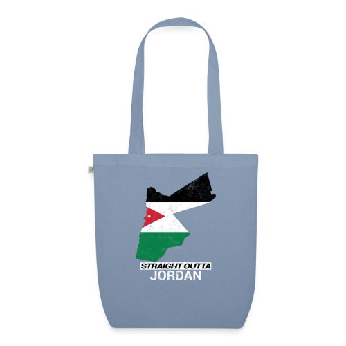 Straight Outta Jordan country map - EarthPositive Tote Bag