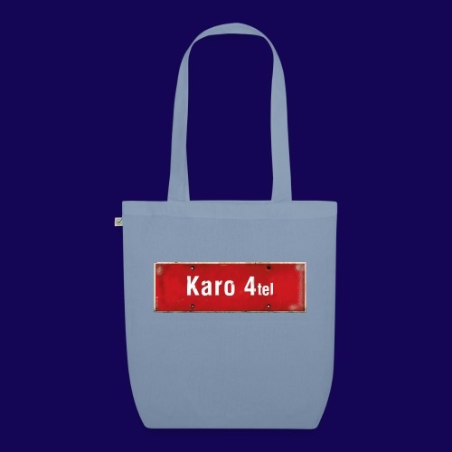 HAMBURG Karo4tel: Das rot-weisses Ortsschild - Bio-Stoffbeutel