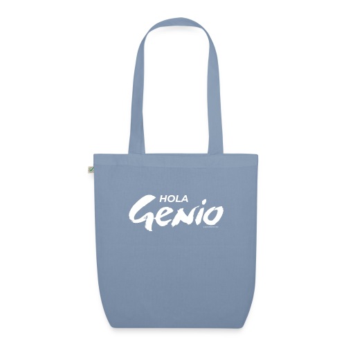 Hola Genio (blanco) - Bolsa de tela ecológica