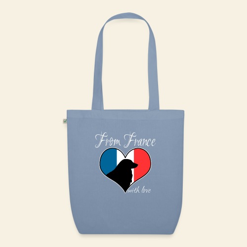 From France With Love (white text) - EarthPositive Tote Bag