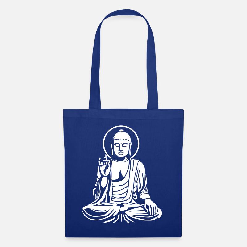 Young Buddha No.1_1c - Stoffbeutel - Royalblau