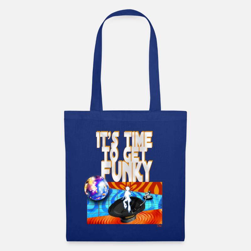 It's time to get funky - Tote Bag - royal blue
