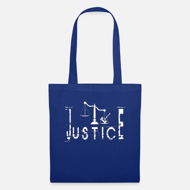 JUSTIZ - Stoffbeutel - Royalblau