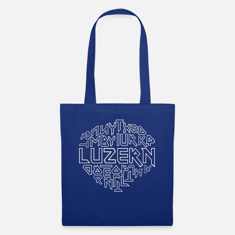 Luzern Schweiz - Stoffbeutel - Royalblau