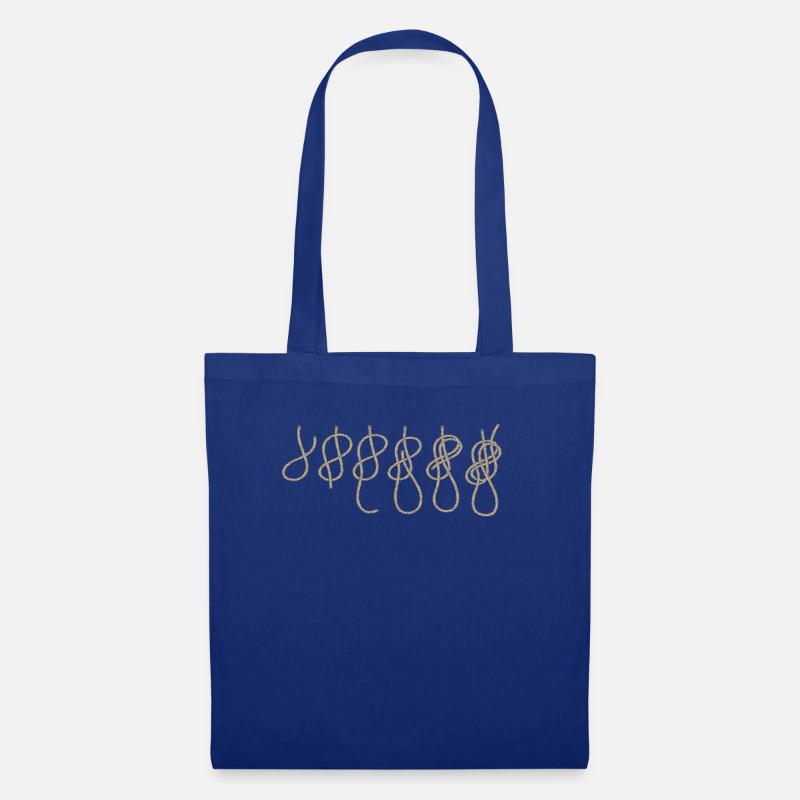 Evolution climbing climbing knot eighth knot - Tote Bag - royal blue