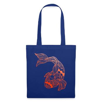Koi - Stoffbeutel - Royalblau - Vorne