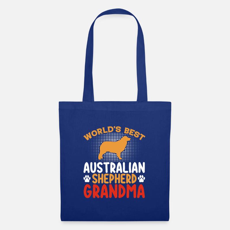 Australian Shepherd Mama Versteckt - Stoffbeutel - Royalblau