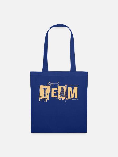Team - Stoffbeutel - Royalblau