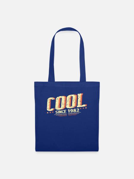Cool seit 1982 - Stoffbeutel - Royalblau