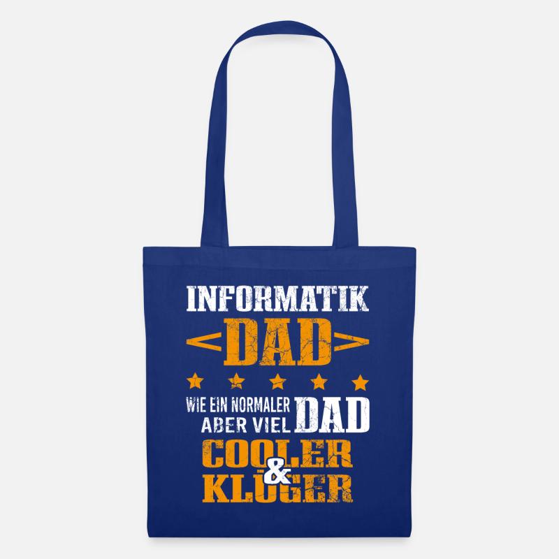 Informatiker Vater Programmierer Technik-Nerd - Stoffbeutel - Royalblau