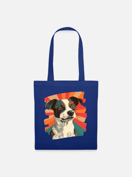 Jacky Russell - Stoffbeutel - Royalblau