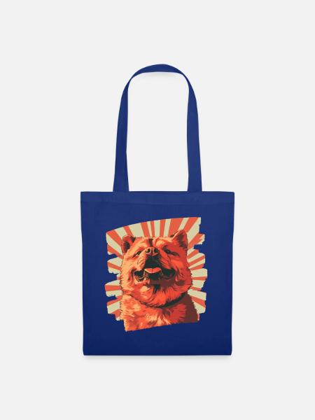 Chow Chow - Stoffbeutel - Royalblau