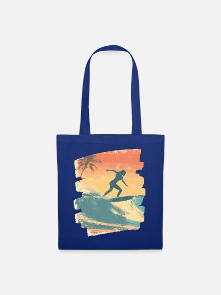 Surfer - Stoffbeutel - Royalblau