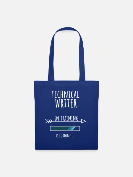 Technical Writer in Ausbildung Beruf Geschenk - Stoffbeutel - Royalblau