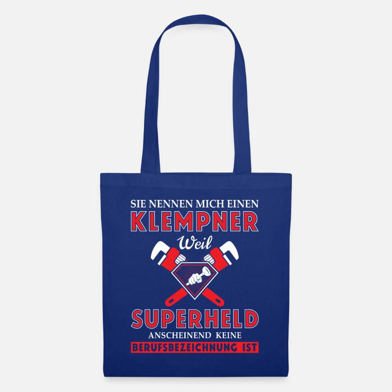 Heating Engineer Heating Construction Plumber Plumber - Tote Bag - royal blue