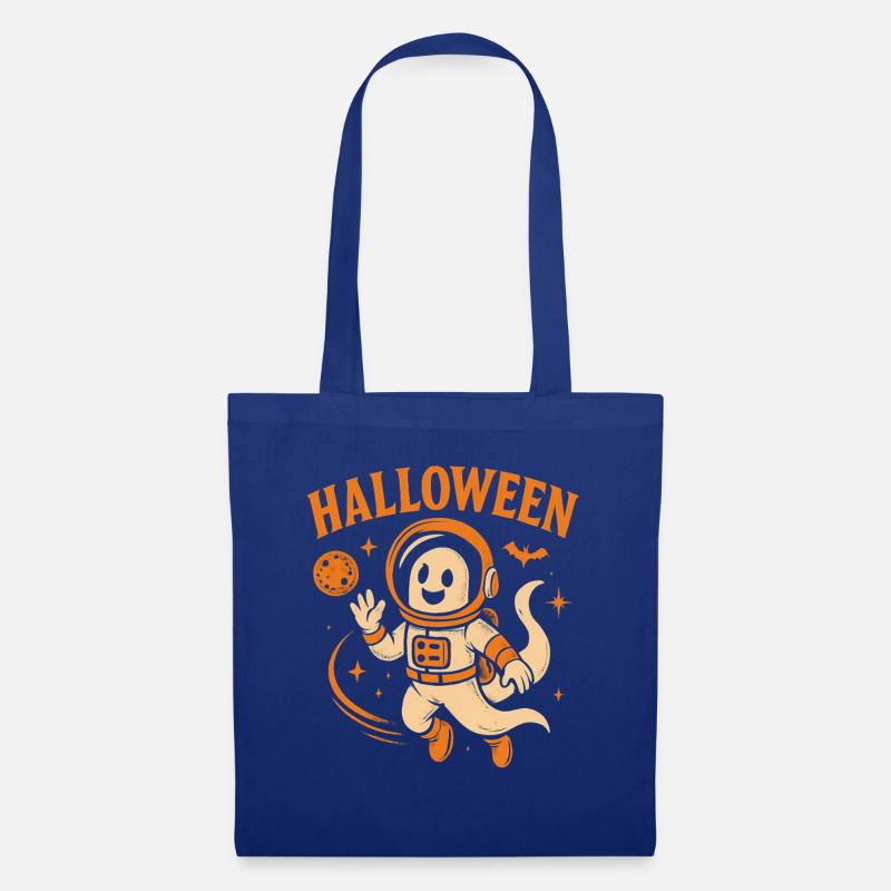 Halloween Raumfahrer Geist - Stoffbeutel - Royalblau