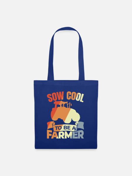 My heart beats for school buses - Tote Bag - royal blue
