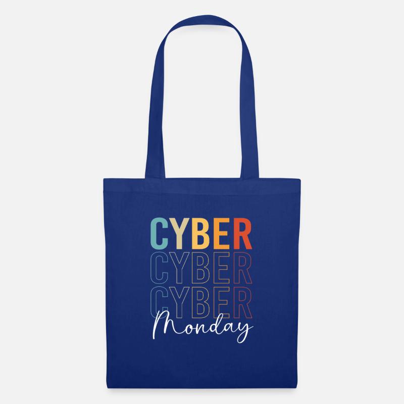 Kaufrausch Cyber Monday - Stoffbeutel - Royalblau
