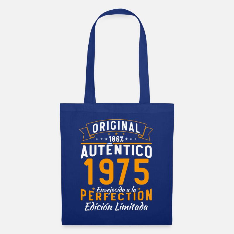 Authentische 1975 Limited Edition Vintage - Stoffbeutel - Royalblau