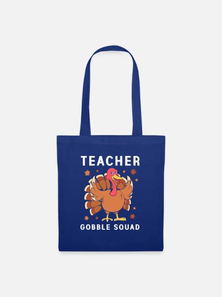 Thanksgiving Lehrer Lehrerin - Stoffbeutel - Royalblau