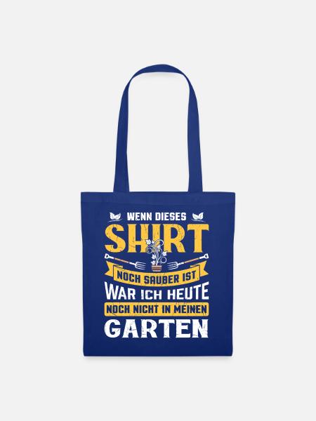 Garten Gärtner Gärtnern Gartenarbeit Gartenarbeit - Stoffbeutel - Royalblau
