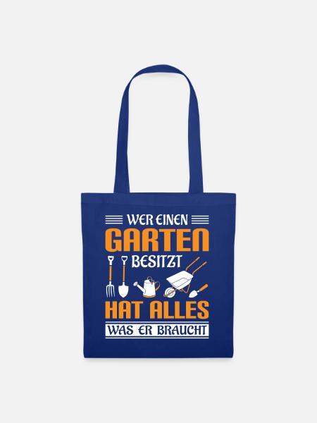 Garten Gärtner Gärtnern Gartenarbeit Gartenarbeit - Stoffbeutel - Royalblau