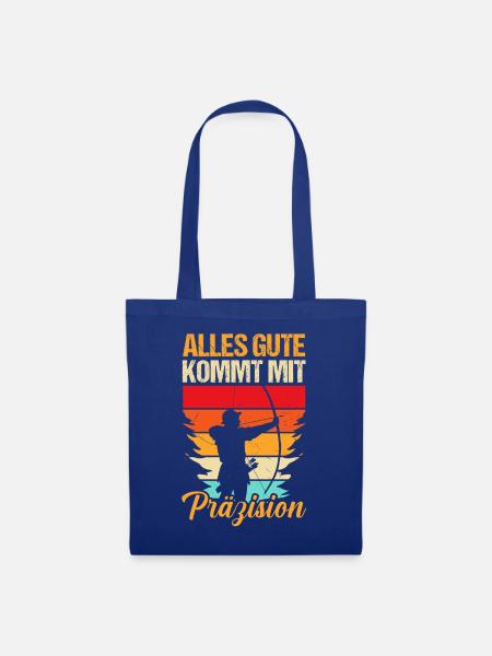 Bogenschütze Bogensport Bogenschießen - Stoffbeutel - Royalblau