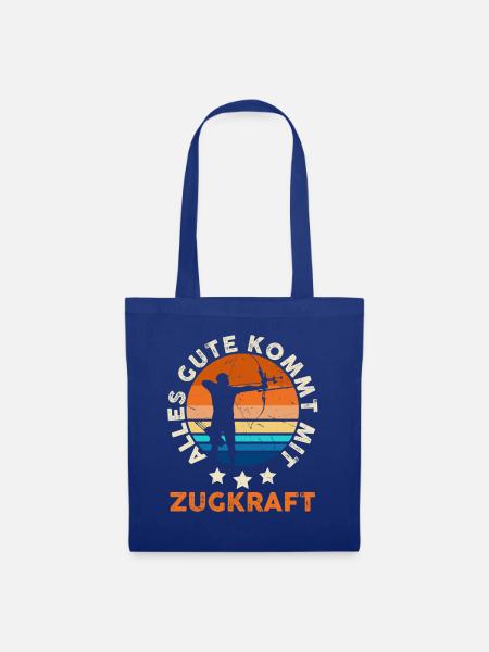 Bogenschütze Bogensport Bogenschießen - Stoffbeutel - Royalblau