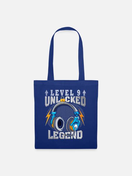 Level 9 Unlocked Headphones - Stoffbeutel - Royalblau