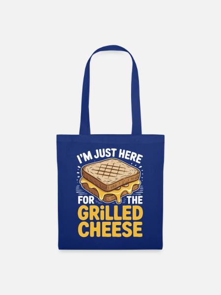 Grilled Cheese Lover - I’m Just Here - Stoffbeutel - Royalblau