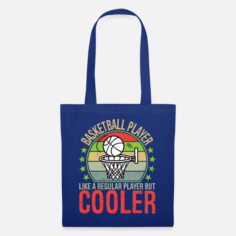 Basketball Player Like A Regular Player But Cooler - Stoffbeutel - Royalblau